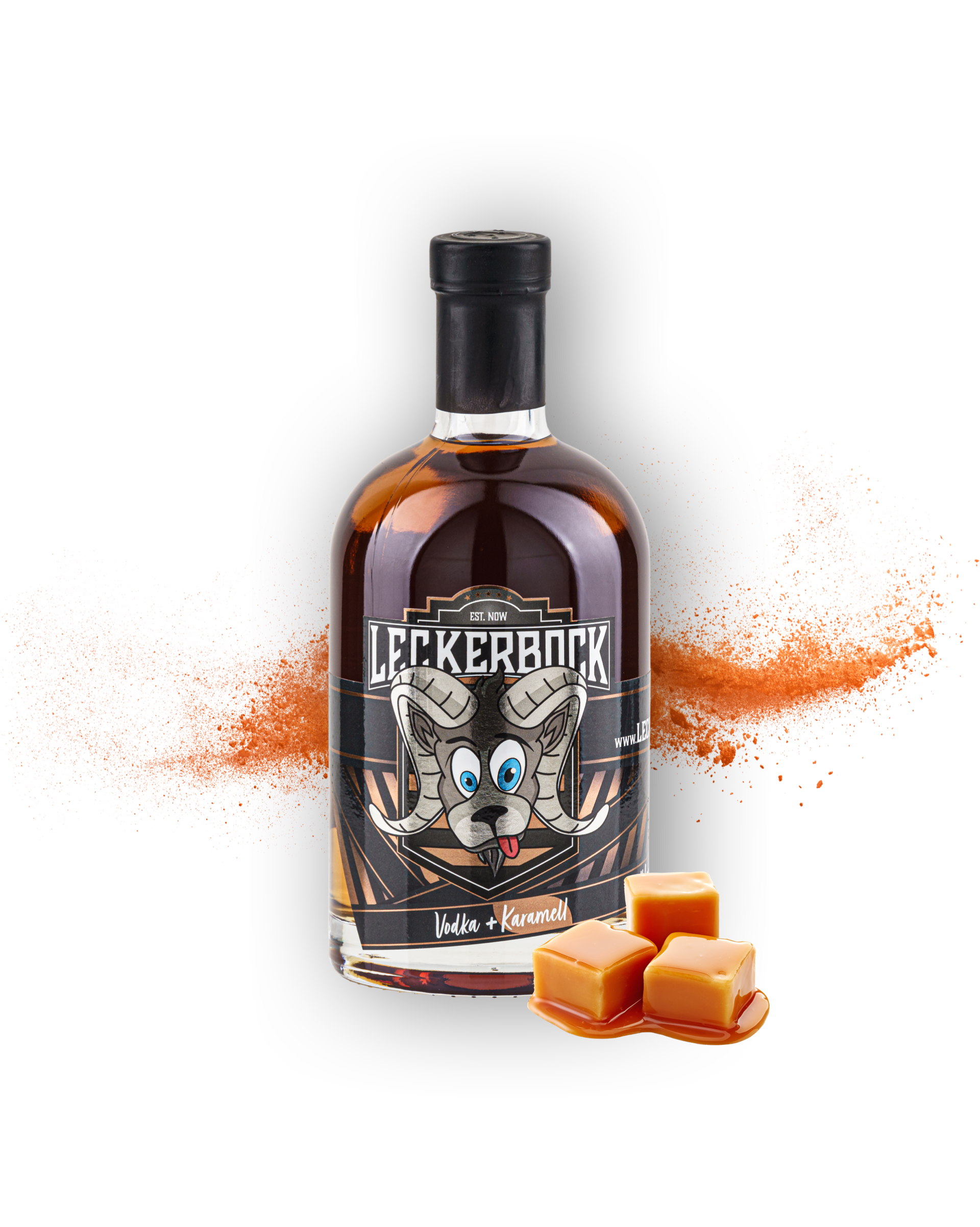 Leckerbock Vodka+Karamell 0,7l Flasche